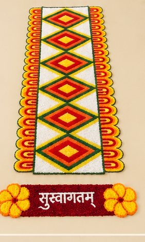 Diamond Runner & Welcome Plaque — Ashwa Handicraft Packaging and Presentation